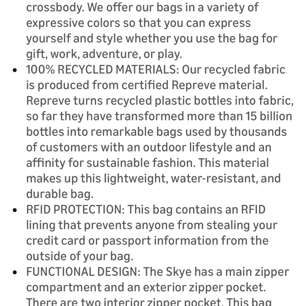 Sherpani Skye crossbody bag - Picture 10 of 10